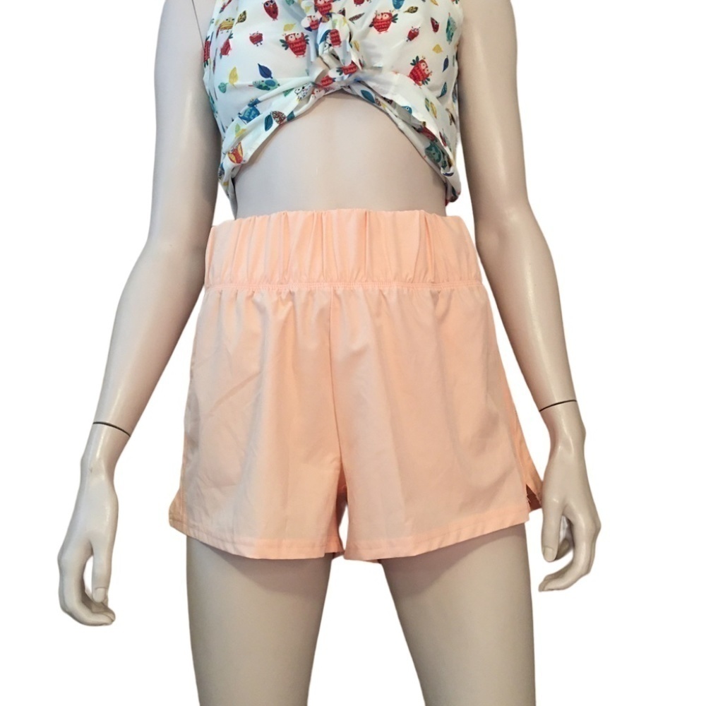 MARIKA Fitness Shorts Active wear Yoga Beach Athletic Versatile Pretty in Peach